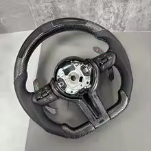 גלגל הגה קרבון LED בסגנון M Performance