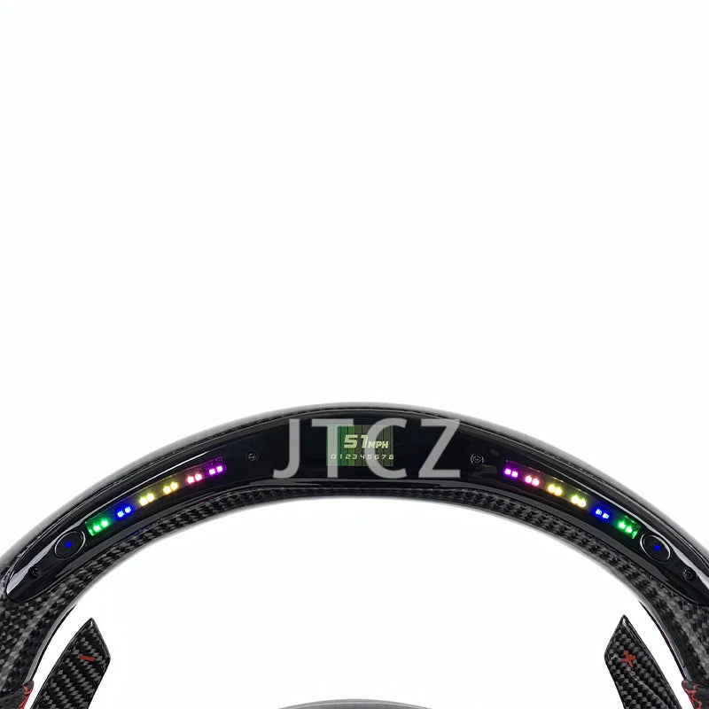 הגה קרבון עם מסך LED למרצדס