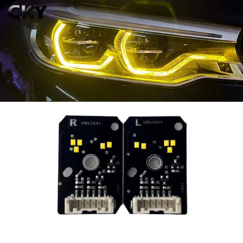 מודולי LED צהובים (CSL Yellow DRL) לפנסי BMW סדרה 5 G30 / G31 / M5 F90